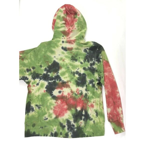 Champion Reverse Weave Loyola Tie Dye Hooded Sweatshirt Small OOAK - Picture 10 of 10